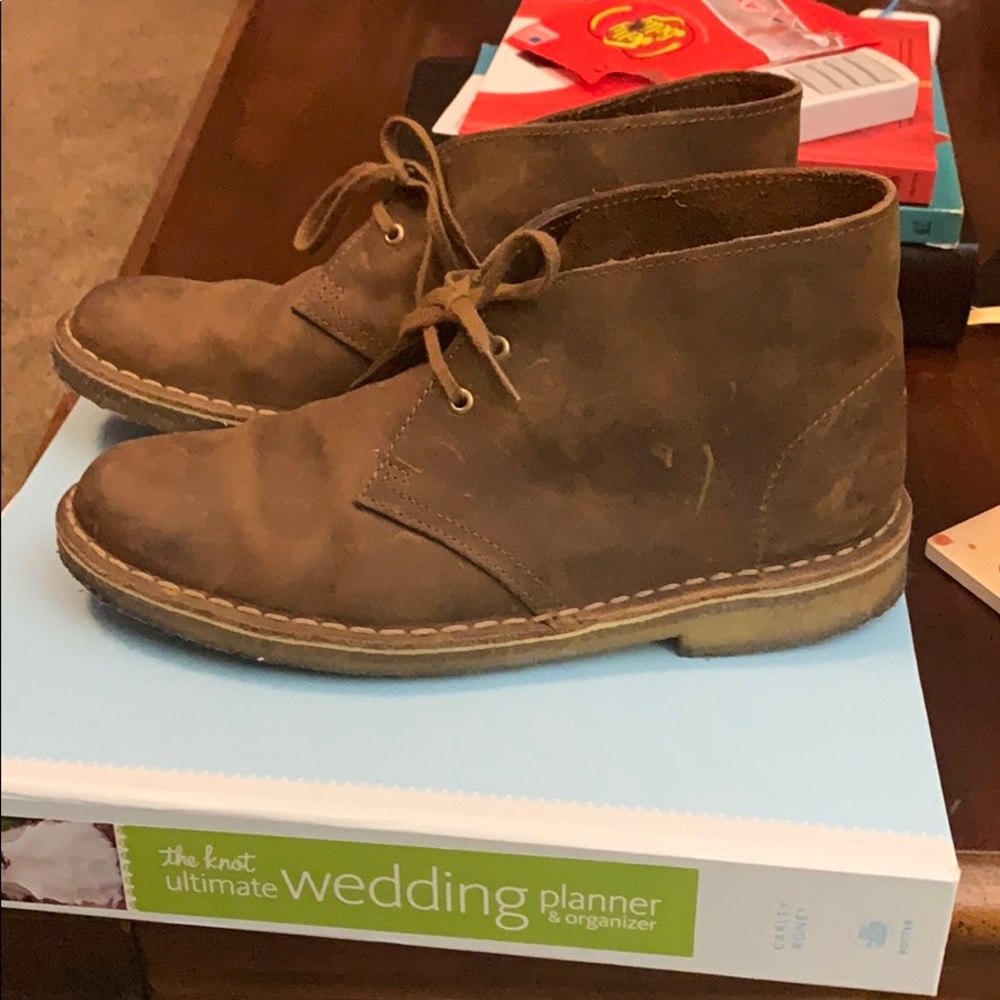 Clark’s Brown Leather Desert Boots